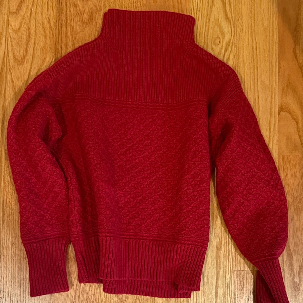 Ann Taylor Red Turtleneck Sweater